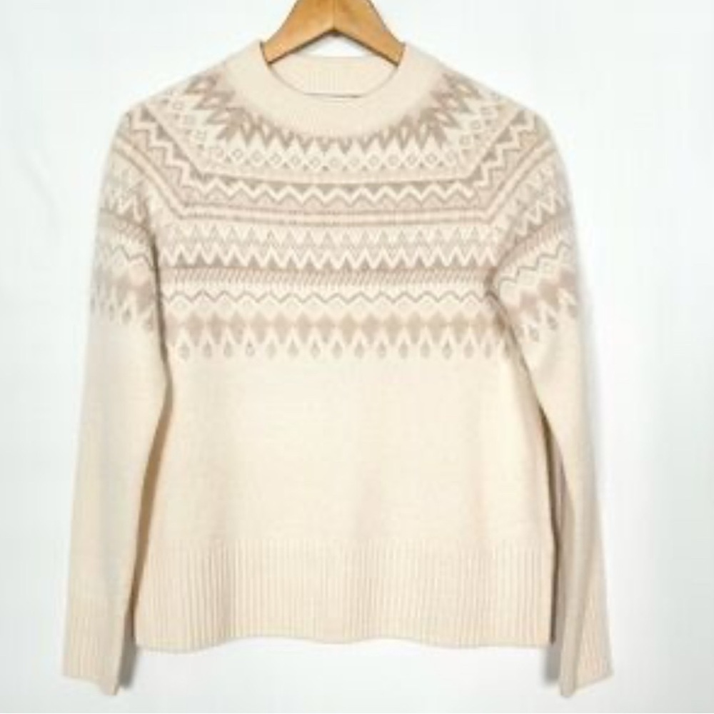 VINEYARD VINES CREW 100% CASHMERE CREAM SOFT SWEATER MEDIUM